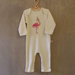 Strampler Flamingo