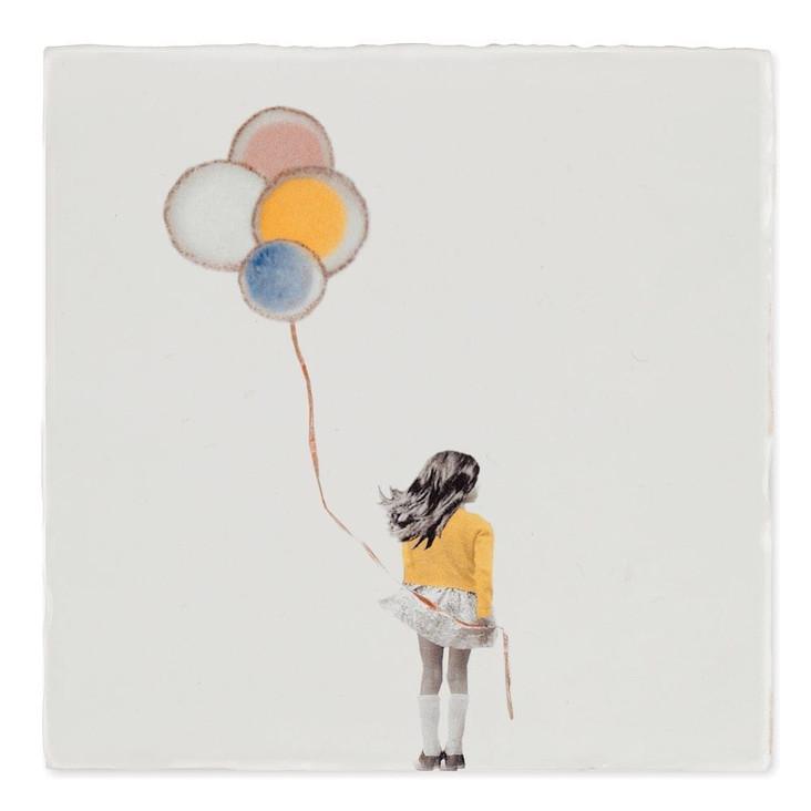Plättli-Bild Wunschballon 10x10 Small