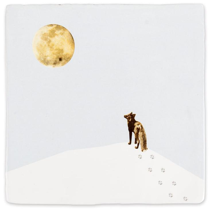 Plättli-Bild Vollmond 10x10 Small