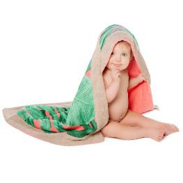 Baby Badetuch, Spieltuch Tropical