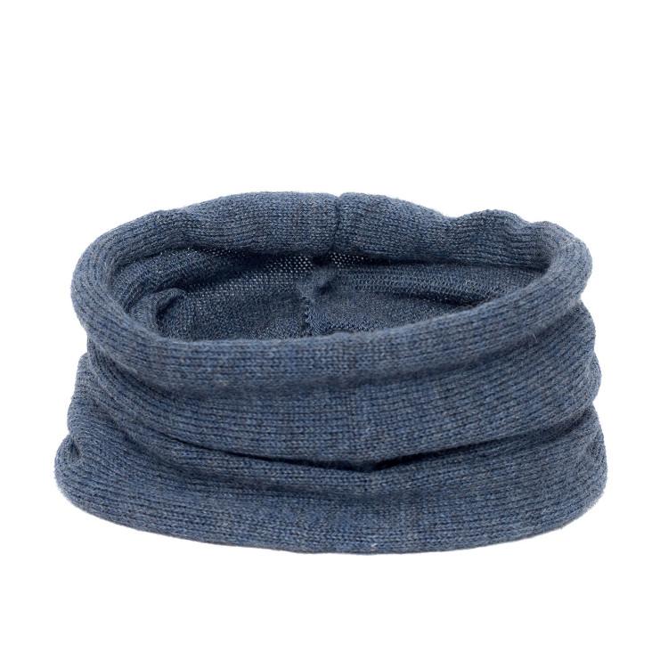 Schal Merino Blau-Grau
