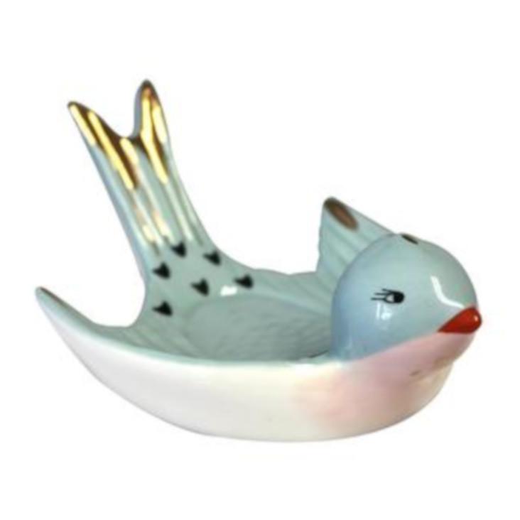 Schöne Vogel-Schale Schmuckablage