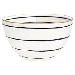 GreenGate Porzellanschale `Sally` (Black/Gold) Klein