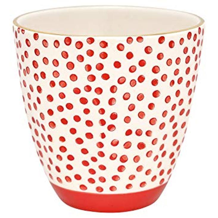 Green Gate Latte Cup Dot Red