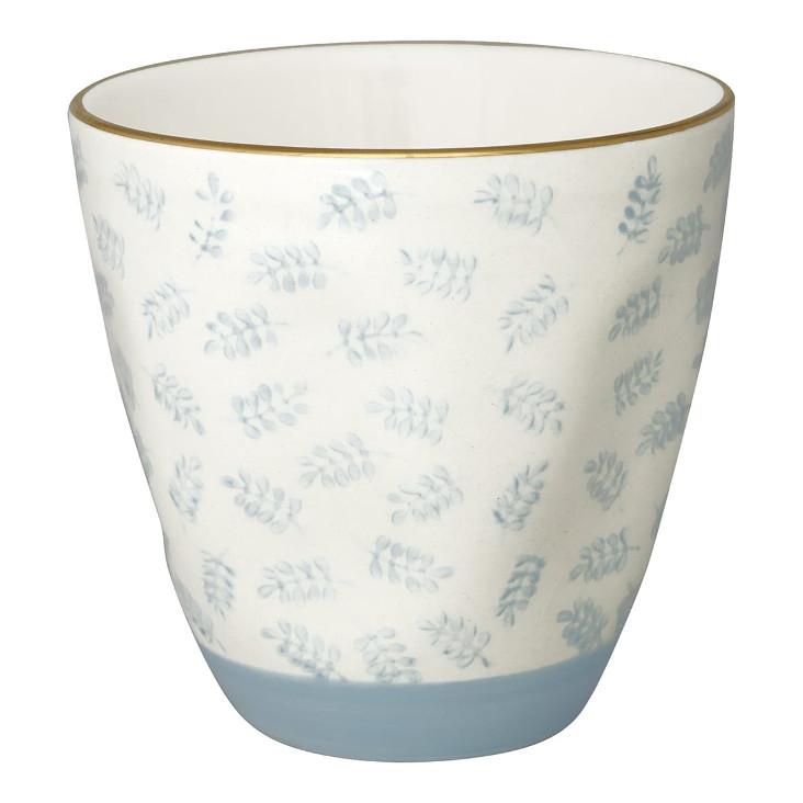 Green Gate Latte Cup Lianna pale blue with gold