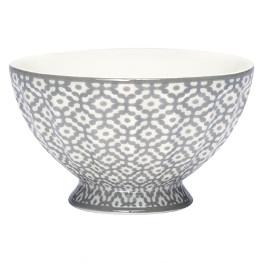 Greengate French Bowl Jasmina warm grey XL