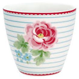Green Gate Latte Cup Lily White