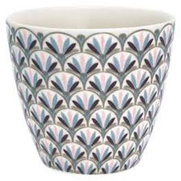 Green Gate Latte Cup Victoria white