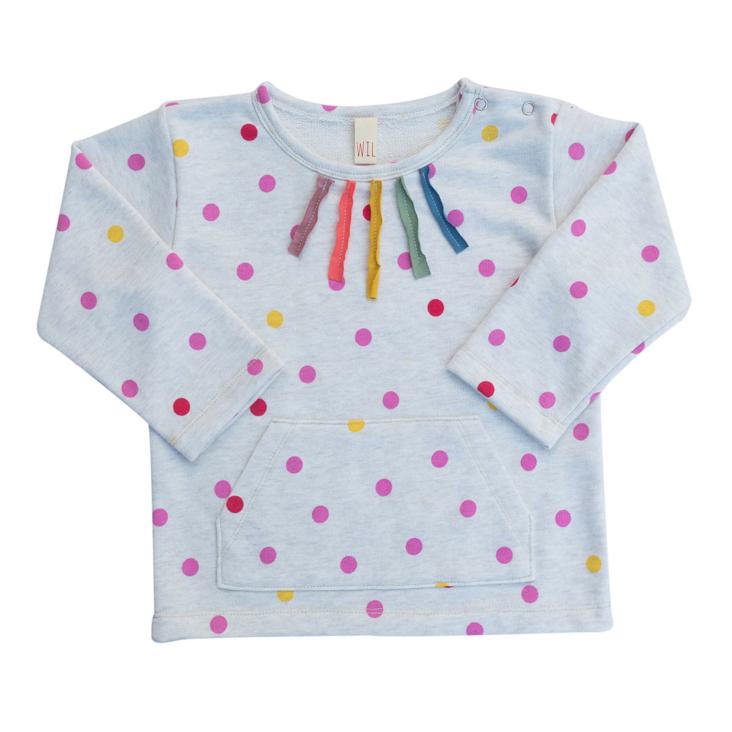 Pullover Punkte Rainbow