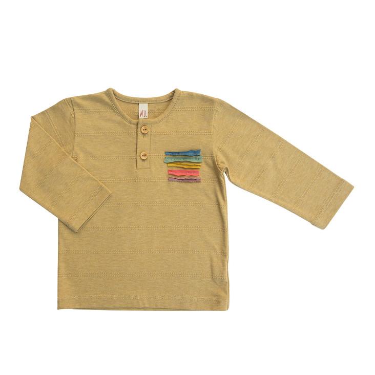 Sweatshirt Senf Rainbow