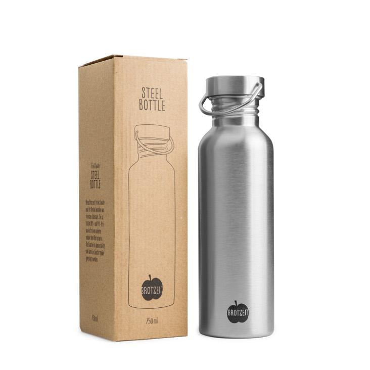 Trinkflasche Edelstahl 750ml