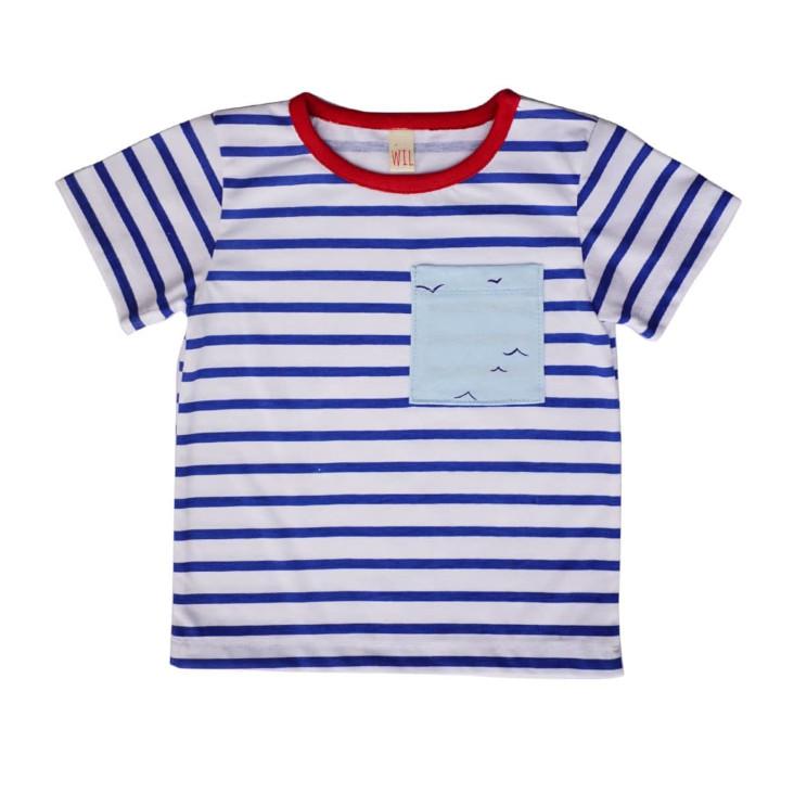 Tshirt Gestreift mit Tasche
