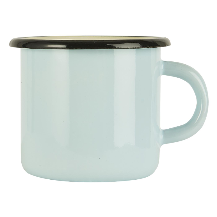 Becher Emaille - Hellblau
