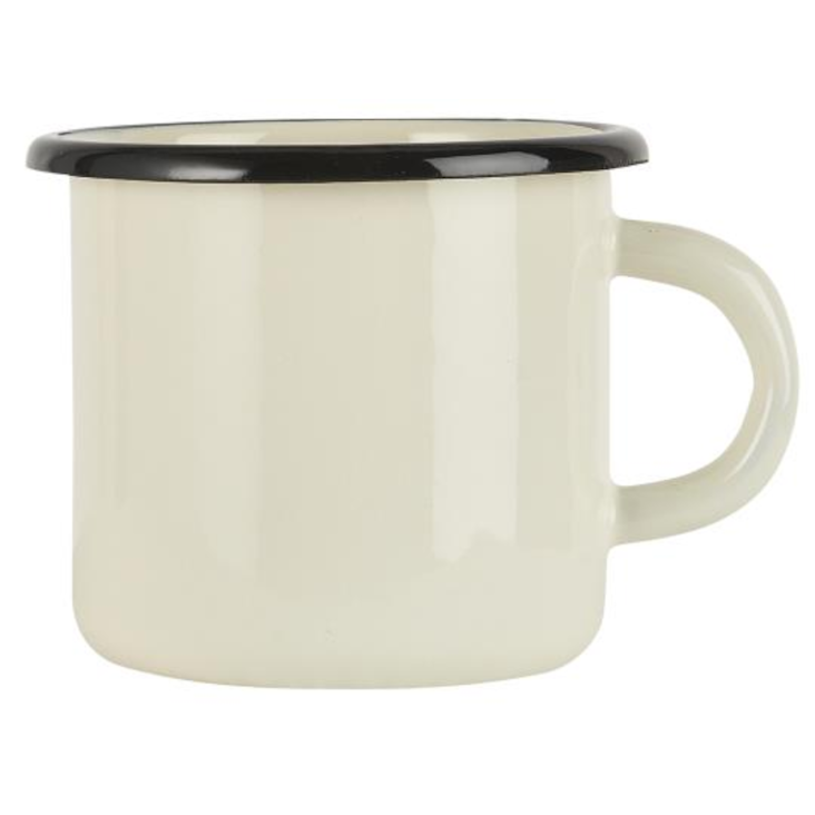 Becher Emaille - Buttercream