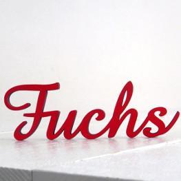 Holzwort Fuchs, kupfer
