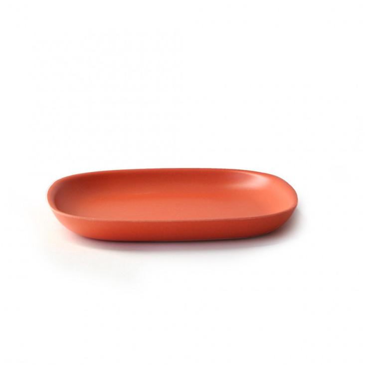Side Plate Beilagenteller aus Bambusfaser Persimmon