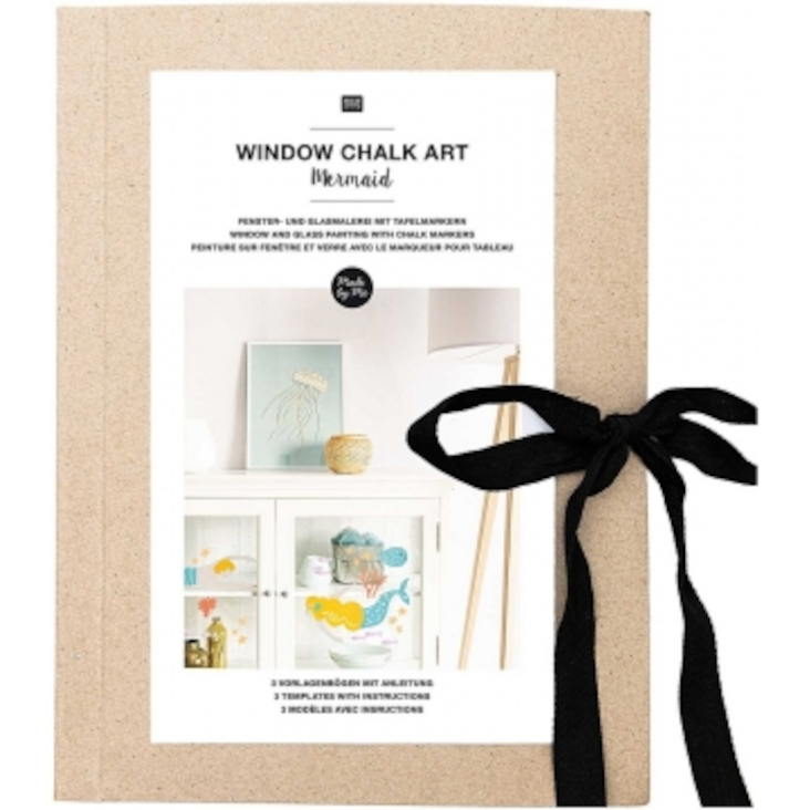 Window Chalk Vorlagenmappe Mermaid