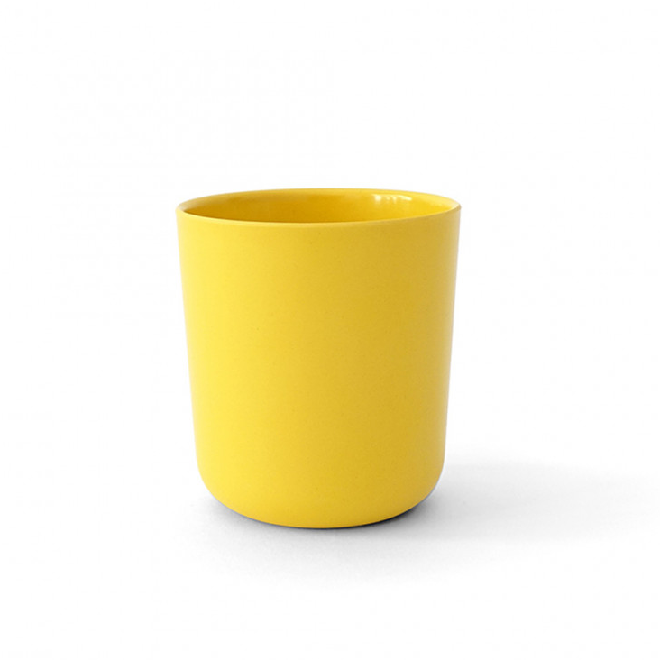 Becher aus Bambusfaser M 350ml Lemon