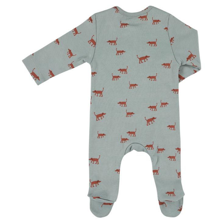 Onesie with feet - Playful Pup - 0