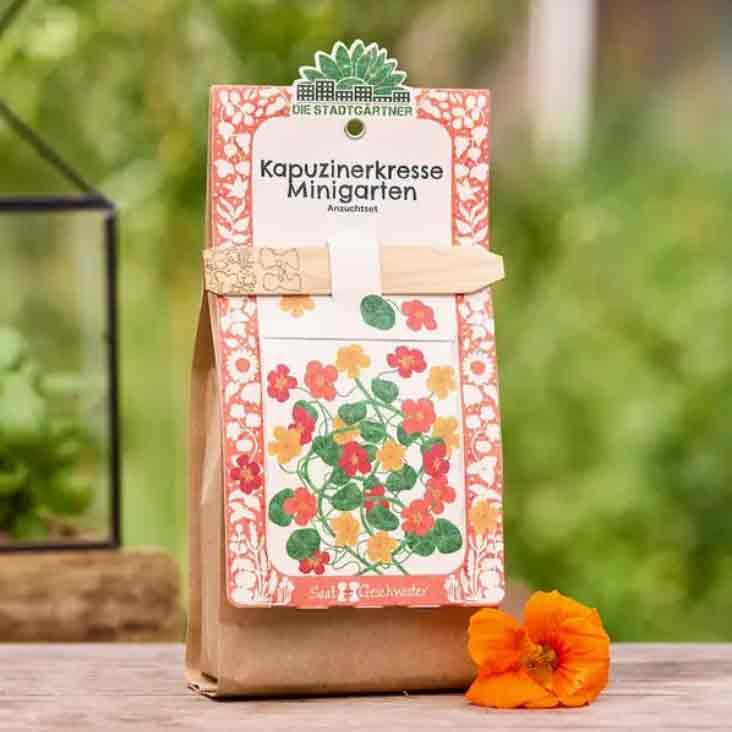 Minigarten - Kapuzinerkresse - BIO Anzuchtset
