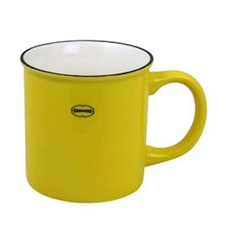 Keramiktasse - Teetasse - Gelb