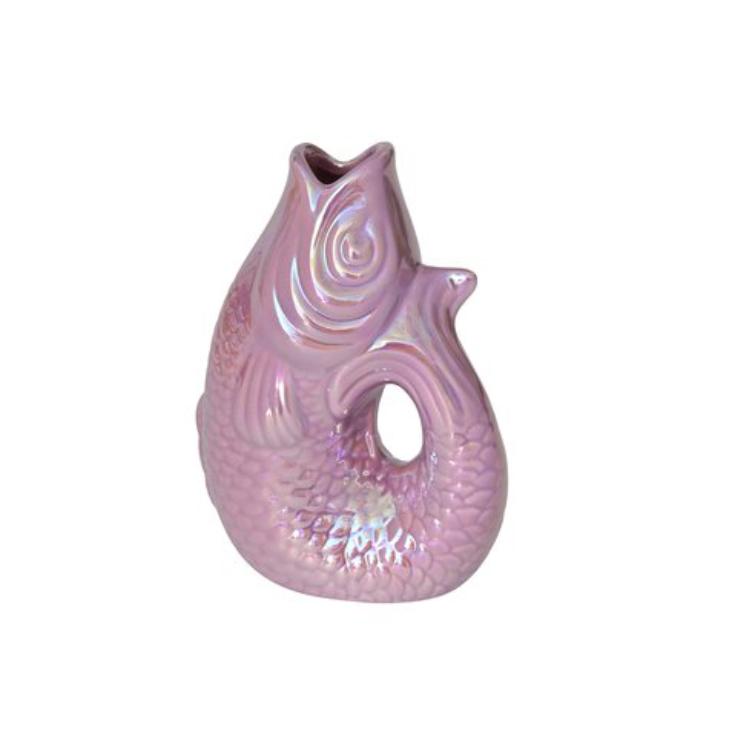 Vase Fisch XS - rainbow violett