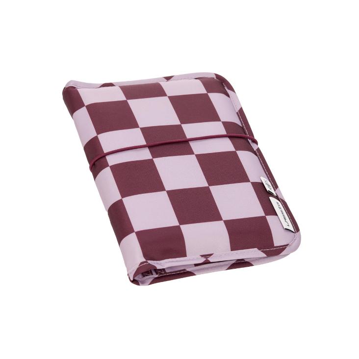 Changing Pouch red lavender