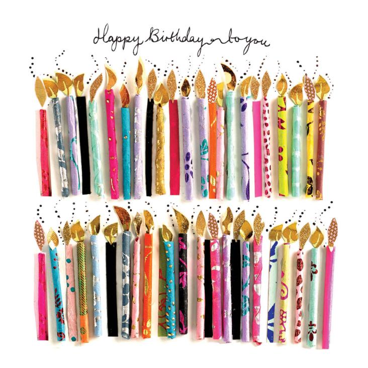 Cocktail-Servietten Happy Candles