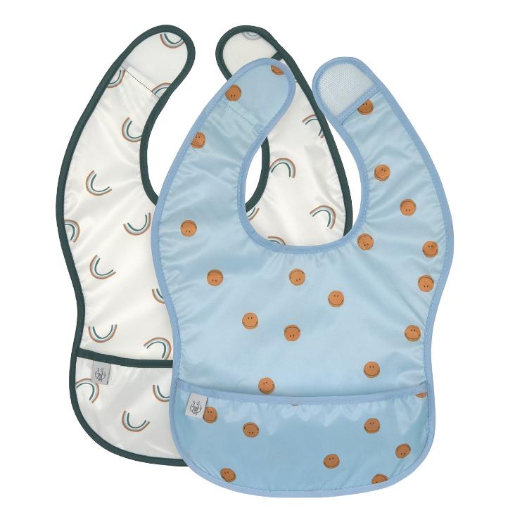 2er lightweight bib Happy Rascals BLue