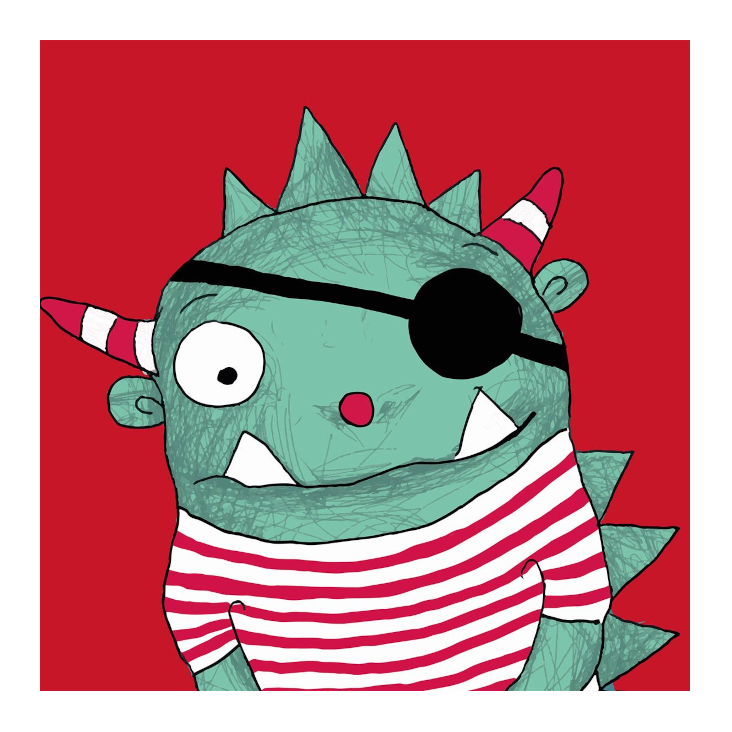 Servietten Monster Party