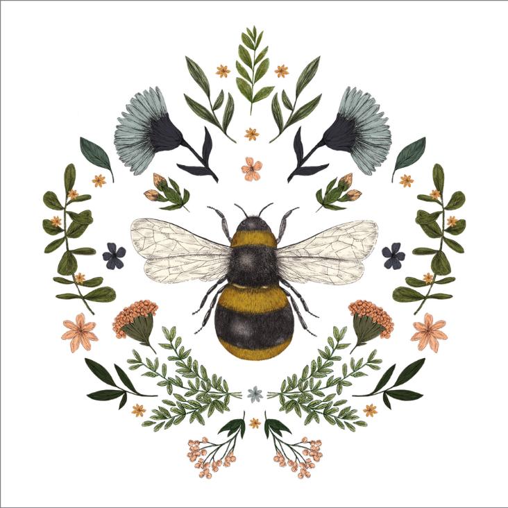 Servietten Secret Bee