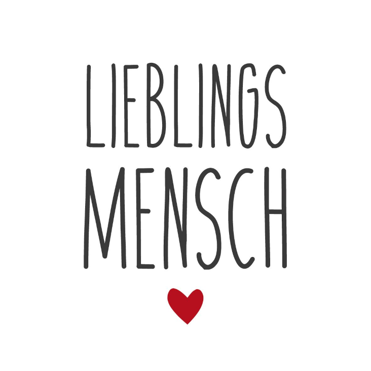 Servietten Lieblingsmensch