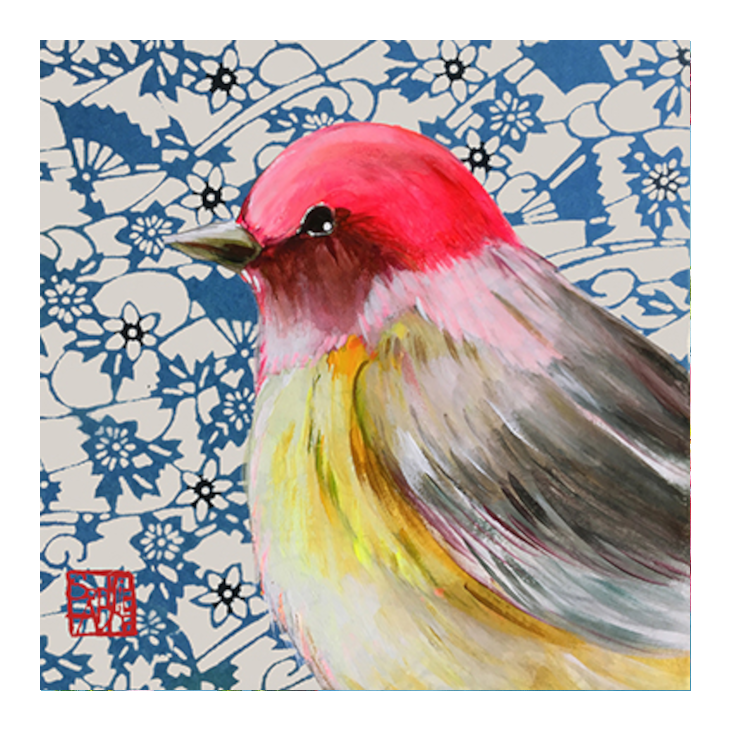 Servietten Joli Oiseau