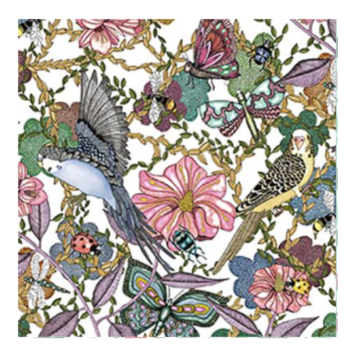 Servietten Birds & Flowers