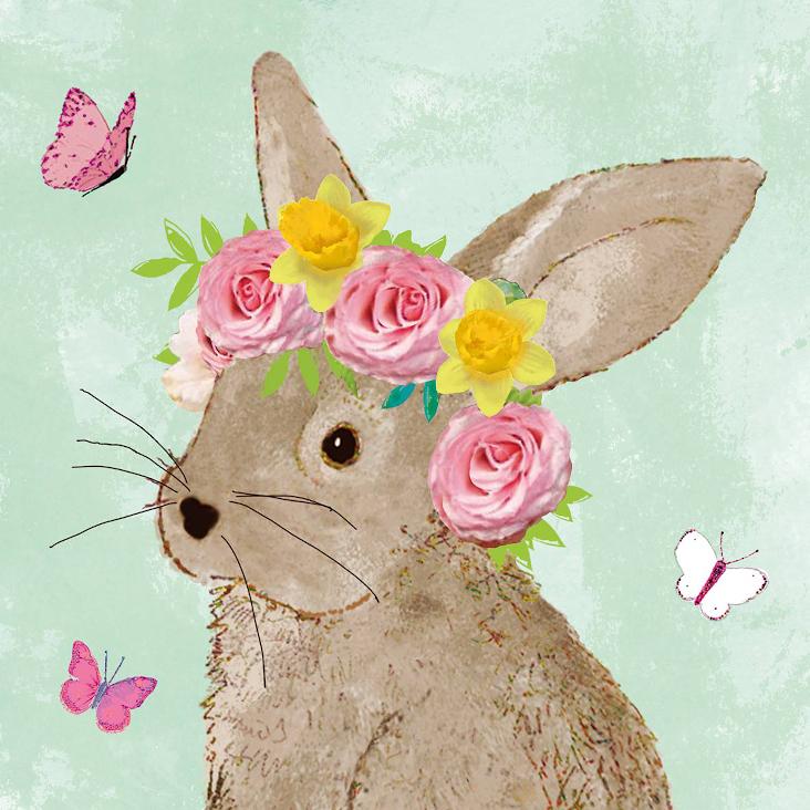 Servietten Easter Beauty green