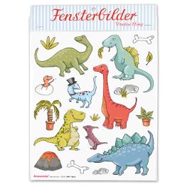 Fensterbilder Dinos