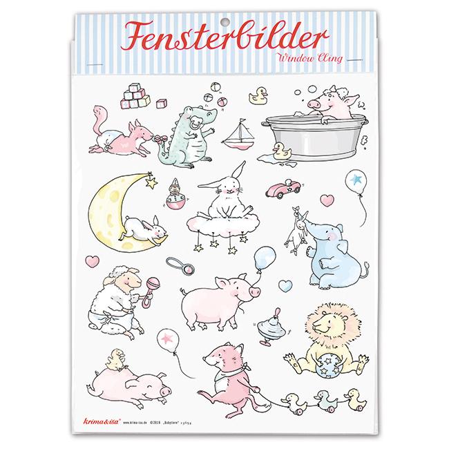 Fensterbilder Babytiere