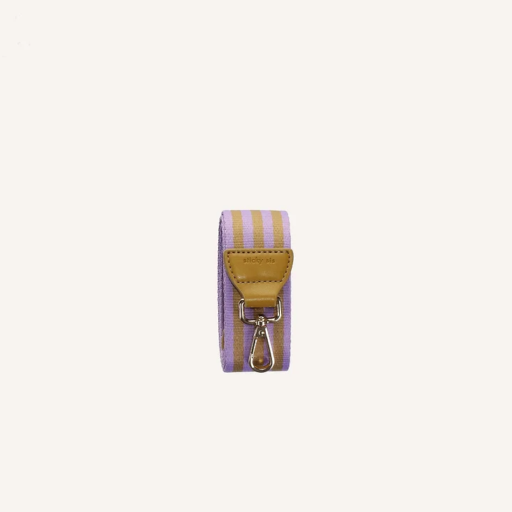 The Sticky Sis Club strap | il sole | stripes | costa green + sunset lilac