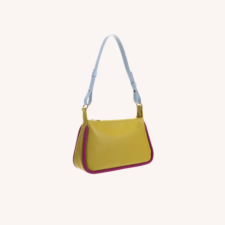 The Sticky Sis Club hand bag | il sole | lemon leaf + Positano purple