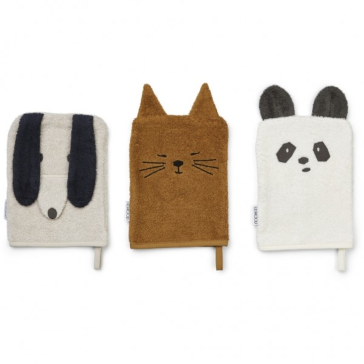 Liewood Sylvester Washcloth Animal Multi