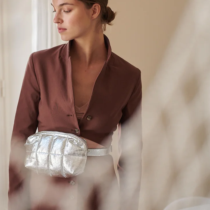 Cilou • puffy belt bag Silvermoon