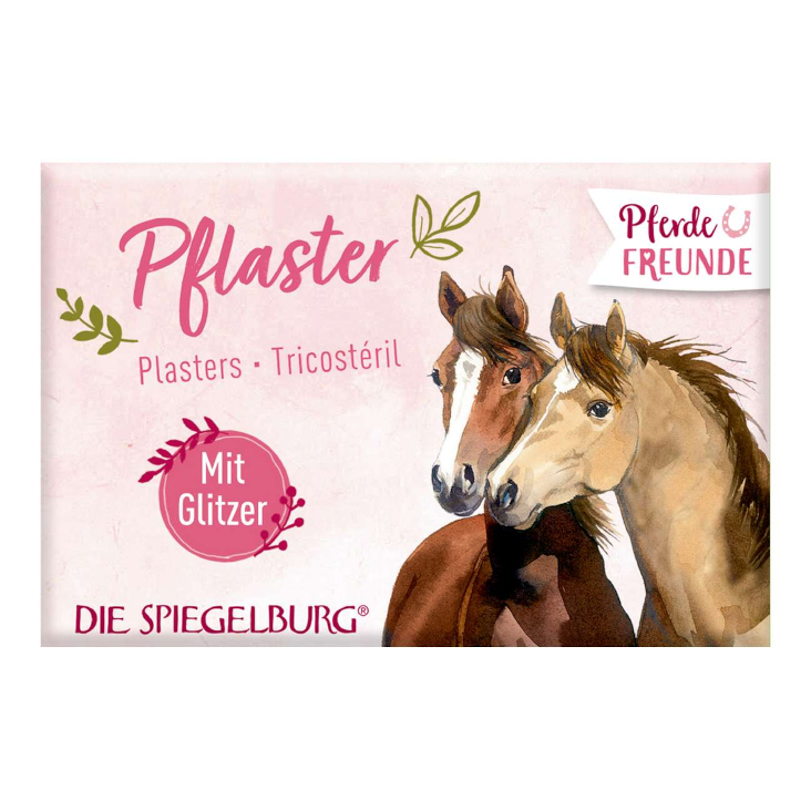 Pflasterstrips Glitzer Pferde