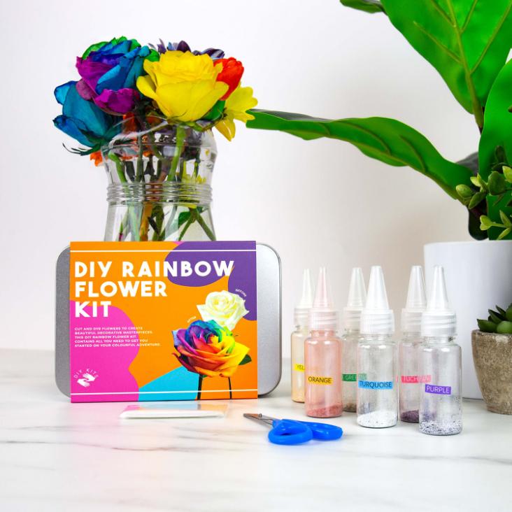 DIY Regenbogenblumen - 0