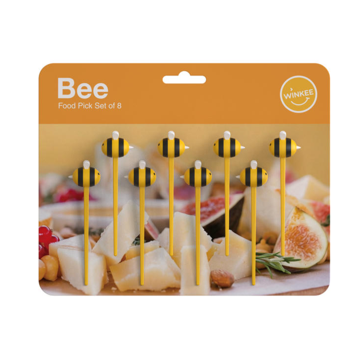 Bienen Foodpicks 8er Set