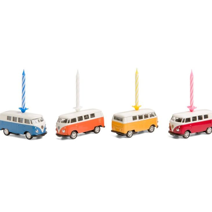 Kerze auf Rädern VW Bus