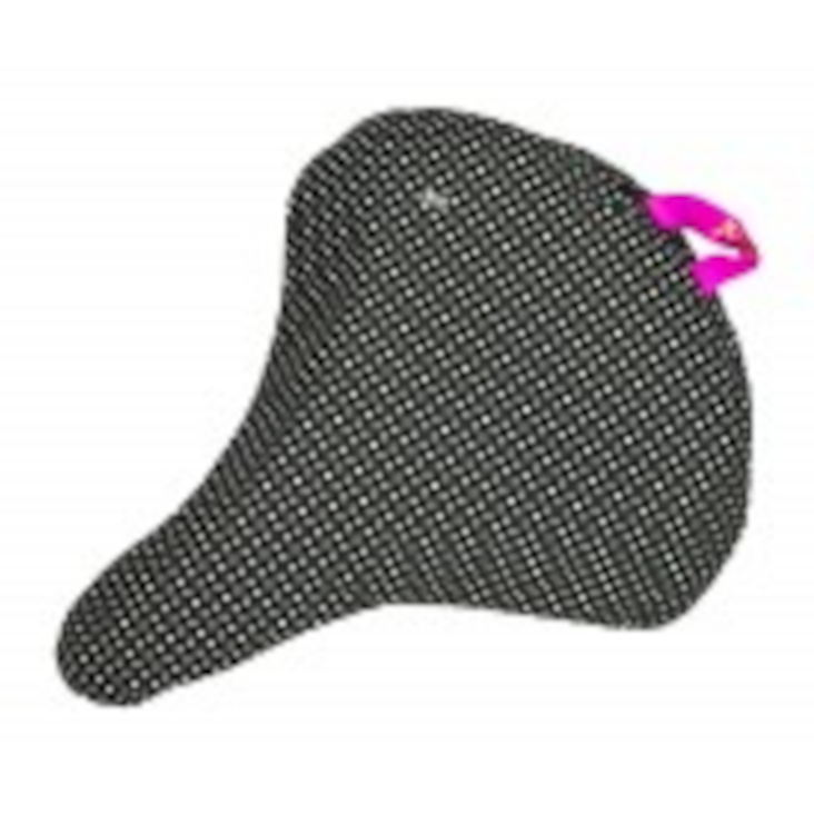 Sattelüberzug Polka Dots Black