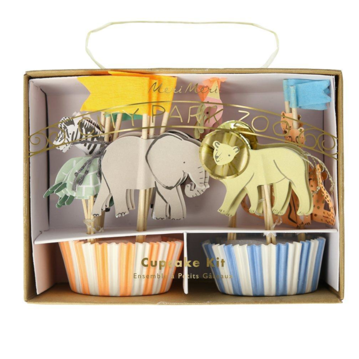 Safari Animals Cupcake Set von Meri Meri