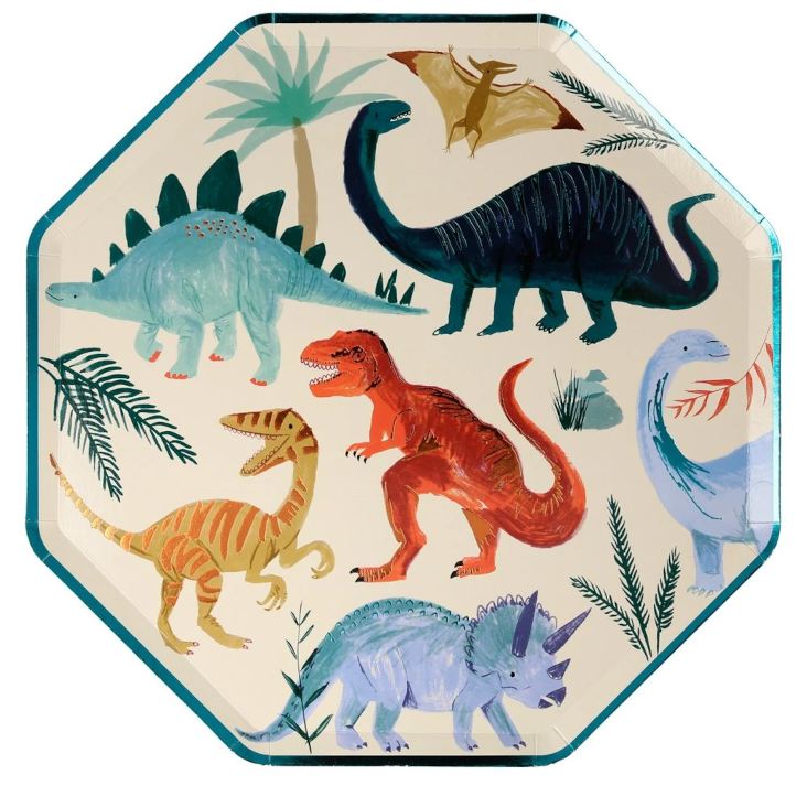Papierteller Dinosaur Kingdom Meri Meri