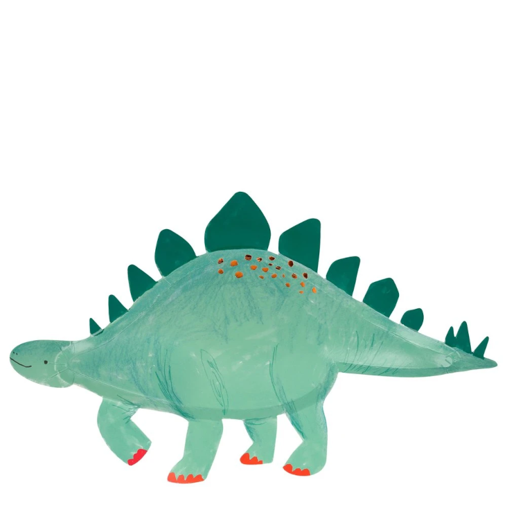 Papierteller Stegosauraus Platters Meri Meri