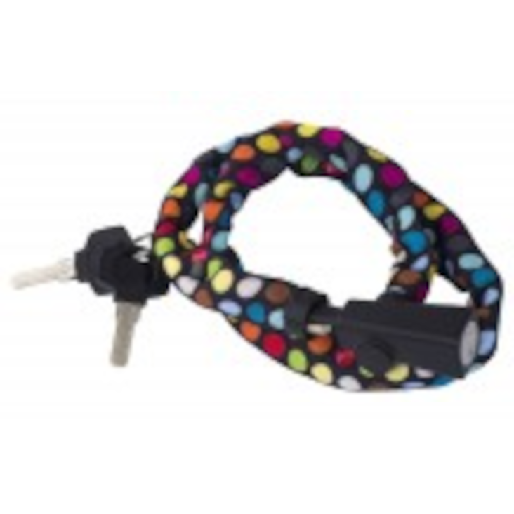 Fahrradschloss 60cm Polka Dots Mix
